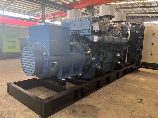Σε αναμονή 1500 kW γεννήτρια ντίζελ με κλειστό σύστημα ψύξης και θορύβωση ήχου