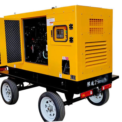 37.5KVA κινητό ρυμουλκούμενο σιωπηλό κουτί γεννήτρια ντίζελ για φορητή παροχή ενέργειας έκτακτης ανάγκης