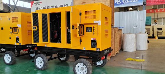 1500RPM Dongfeng Kangmingsi 100KVA κινητή σιωπηλή γεννήτρια με εναλλακτικό μαραθώνιο
