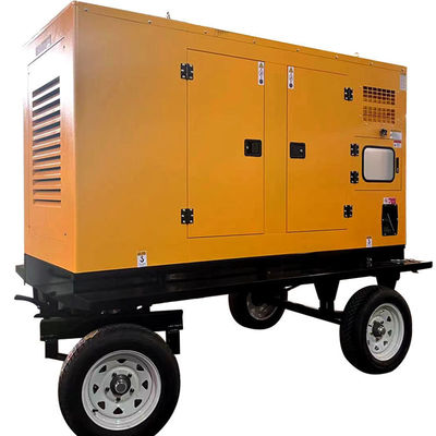 125KVA κινητή ρυμουλκούμενη κινητή γεννήτρια ντίζελ με βαθέα θαλάσσια μονάδα και αυτοεκκίνηση
