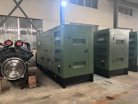 Κουάνγκσι Γιουτσάι 375KVA Αθόρυβος ηχείο γεννήτρια ντίζελ με σύστημα ψύξης με νερό