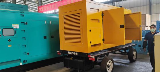 500KVA WEICHAI κινητό αυτοκίνητο σιωπηλή ηχεία γεννήτρια σύνολο 400KW εφεδρική παροχή ενέργειας έκτακτης ανάγκης αυτόνομο σύστημα εκκίνησης