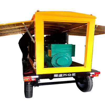 200KW Weichai Diesel Generator Set Trailer με κινητήρα καθαρού χαλκού και σύστημα ψύξης νερού