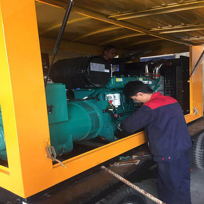200KW Weichai Diesel Generator Set Trailer με κινητήρα καθαρού χαλκού και σύστημα ψύξης νερού