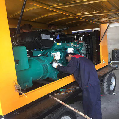 200KW Weichai Diesel Generator Set Trailer με κινητήρα καθαρού χαλκού και σύστημα ψύξης νερού