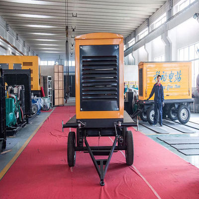 125KVA Weichai κινητό ρυμουλκούμενο Rainproof Canopy Diesel Generator Set 100KW Εφεδρική παροχή ηλεκτρικής ενέργειας έκτακτης ανάγκης Αυτοεκκίνηση