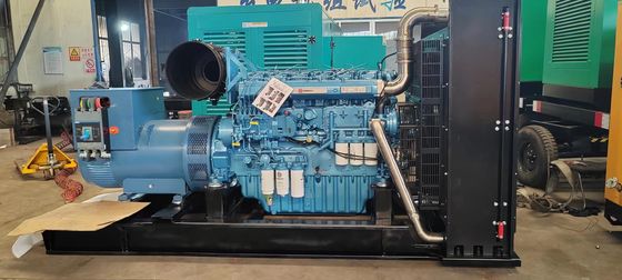 400V 1500RPM 550KW Weichai γεννήτρια ντίζελ για μεγάλης κλίμακας παροχή ενέργειας έκτακτης ανάγκης