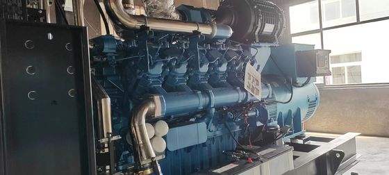 400V 1250KVA Weichai Diesel Generator Set 1000KW Μεγάλο εξοπλισμό παροχής ενέργειας με κινητήρα ένεσης κατεύθυνσης